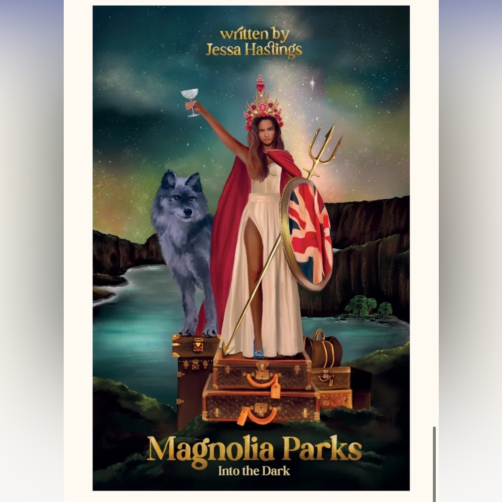 Magnolia Parks UK ORIGINAL COVER Into the Dark book
